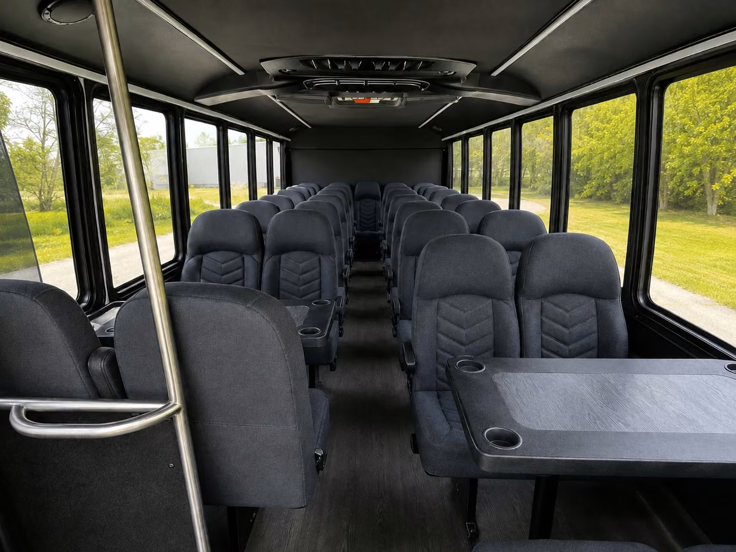 15 passenger minibus inside