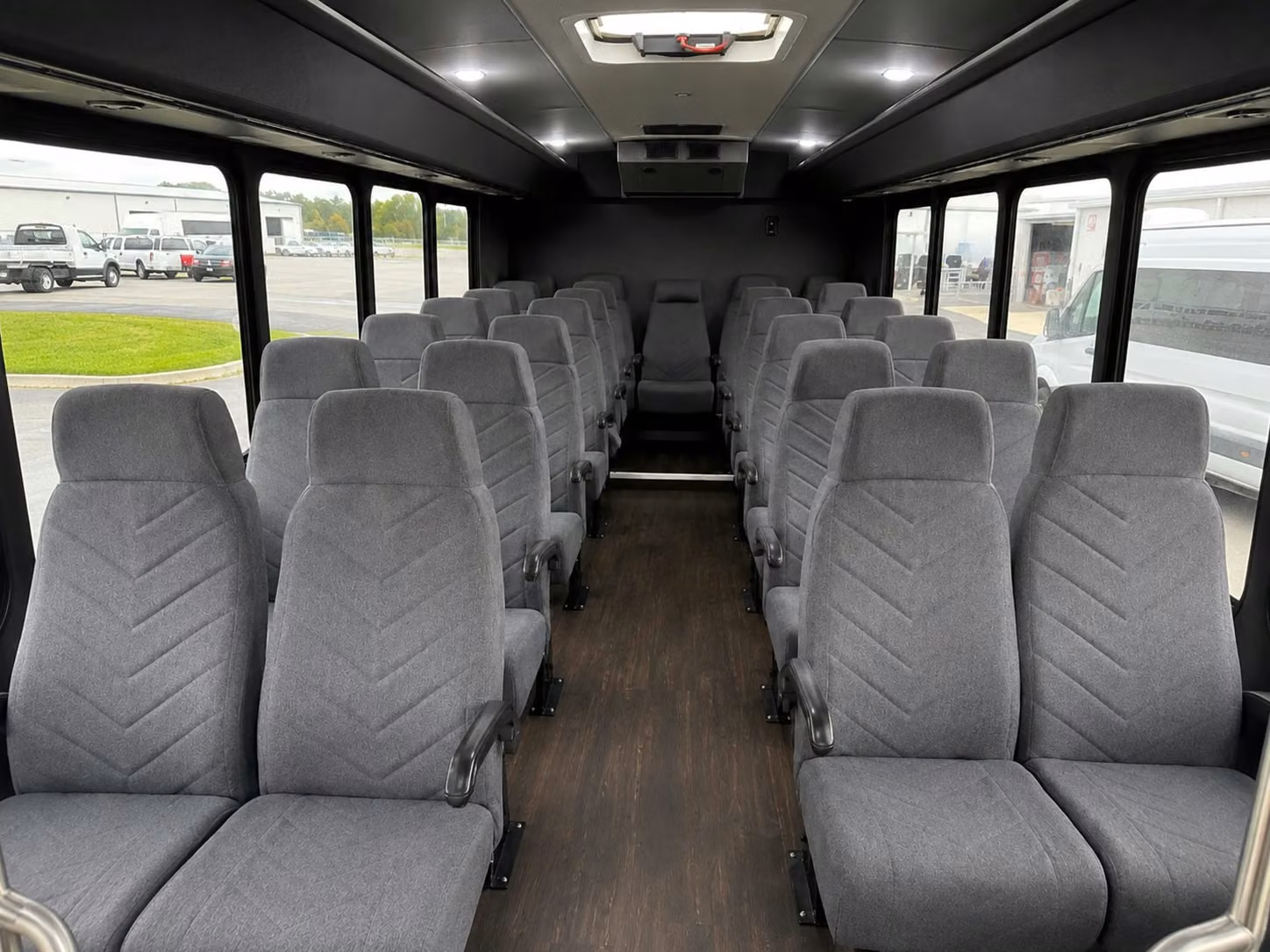 15 passenger minibus interior