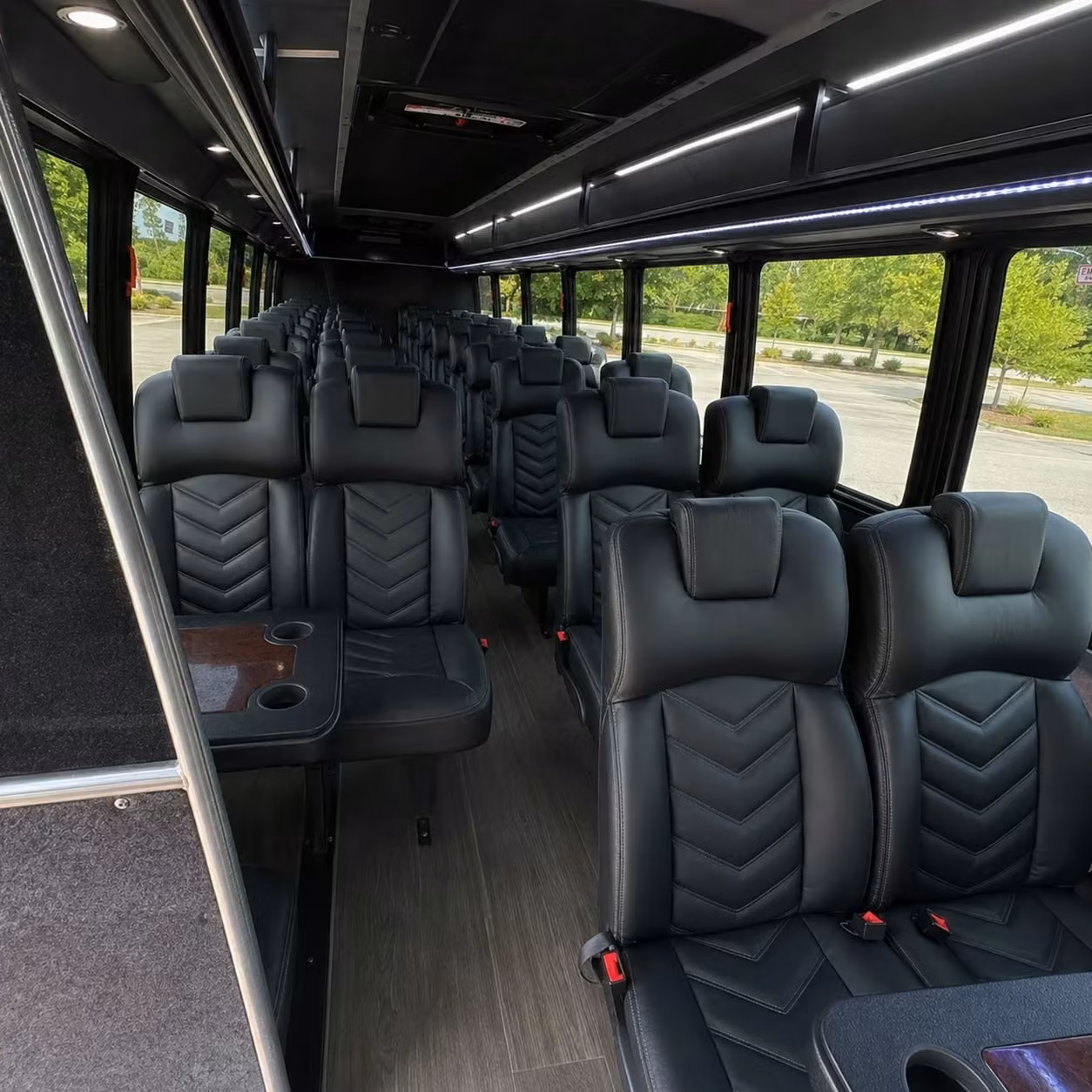 30 passenger minibus inside