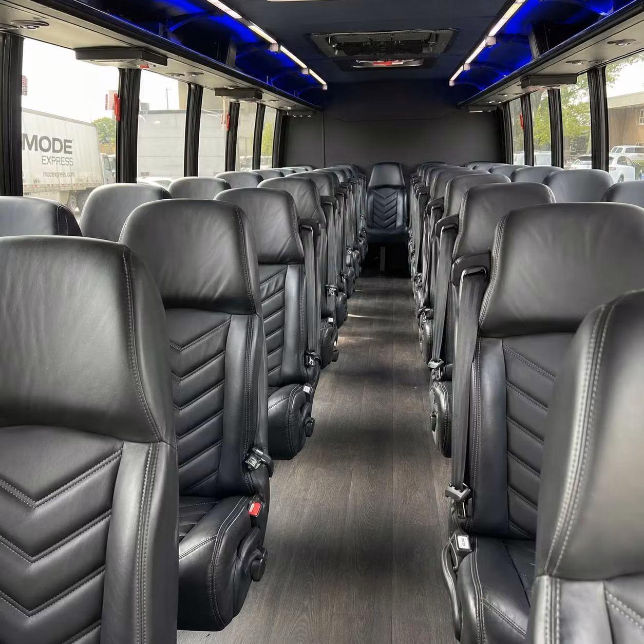 35 passenger minibus interior