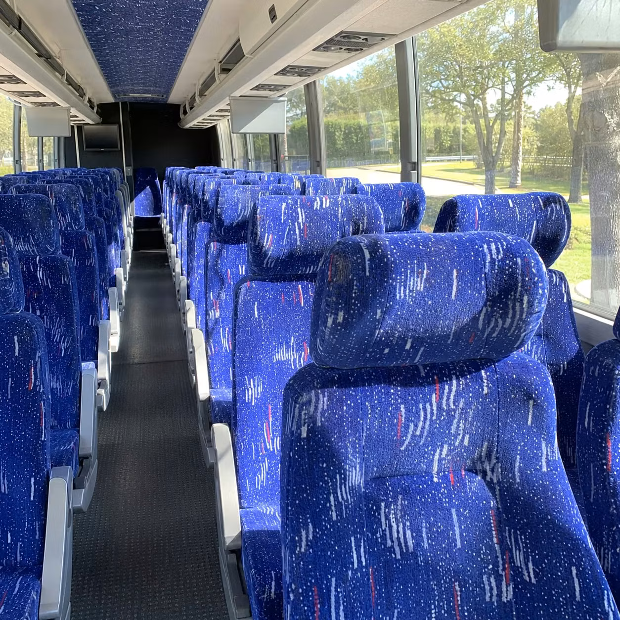 boise charter bus interior