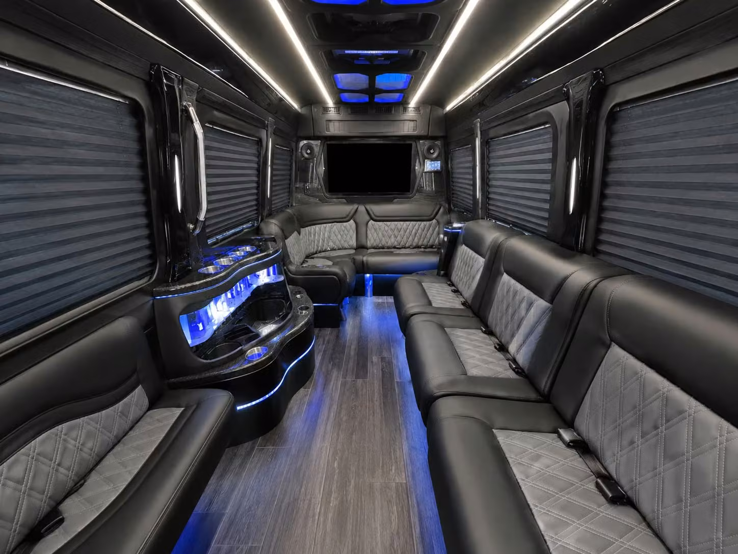 group concert transportation to outdoor amphitheaters and festival grounds